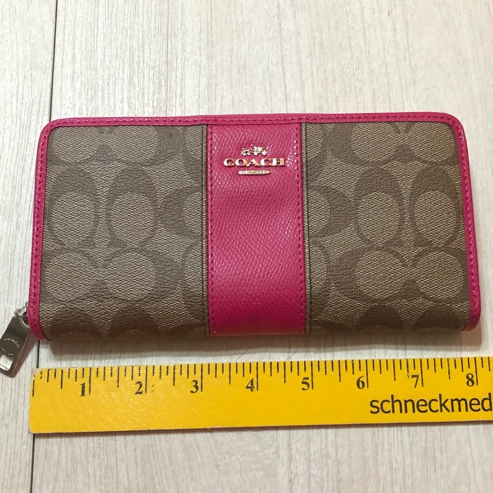 Coach Accordion Zip Wallet